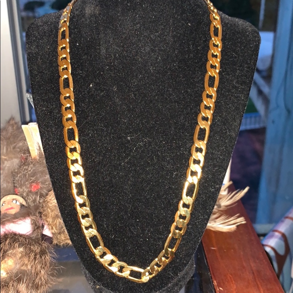 Men's Elegant Gold Chain Necklace